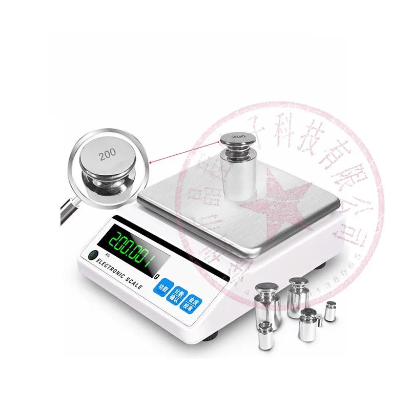 23pcs set 1mg-200g M1 F1 F2 E2 grade Stainless steel Milligram Calibration Weight Set For Electric scale Balance Test