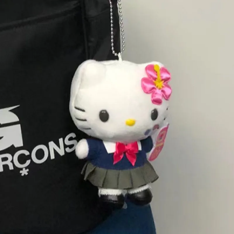

Kawaii Sanrio Anime Hello Kitty Exquisite Cute Cartoon Plush Doll Pendant Couple Backpack Accessories Gifts for Girls