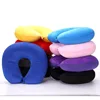 U Shaped Travel Pillow Particles Microbeads Neck Car Plane Pillows Soft Cushion Home Outdoor Textile Stock Home & GardenPillow 1