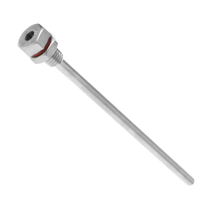 M10X1.5 Thread Thermowell Anti-rust Metal Steel Thermowell for Temperature  35/50/100/150/200/250/300m