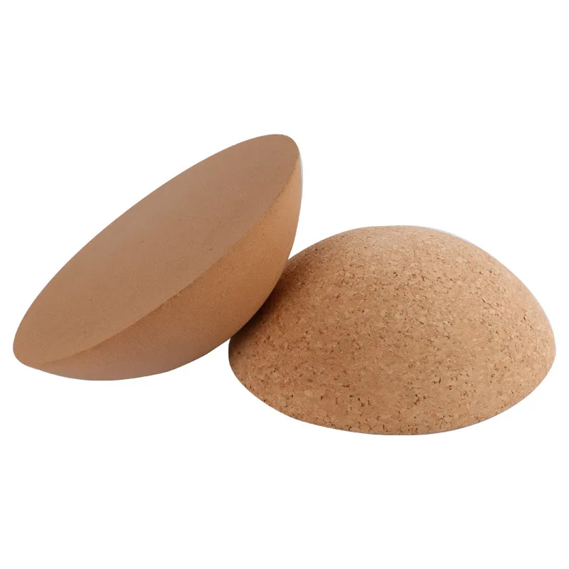 Wave Speed Ball Cork Half Round Balance Ball Yoga Fitness Hemisphere Balance Sense Core Training Fat Burning Equipment