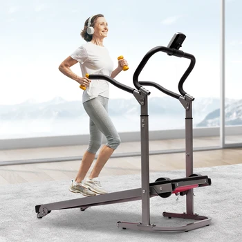 Folding Treadmill with Incline with LED Monitor Running Jogging Walking Exercise Machine Space Saving for Home Gym Easy Assembly 2