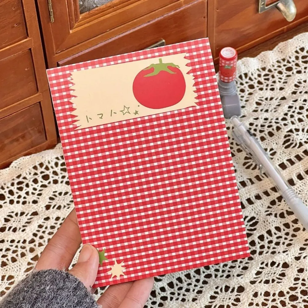 Premium Tomato Notebook: Versatile Blank Diary for Writing, Drawing, and Journaling