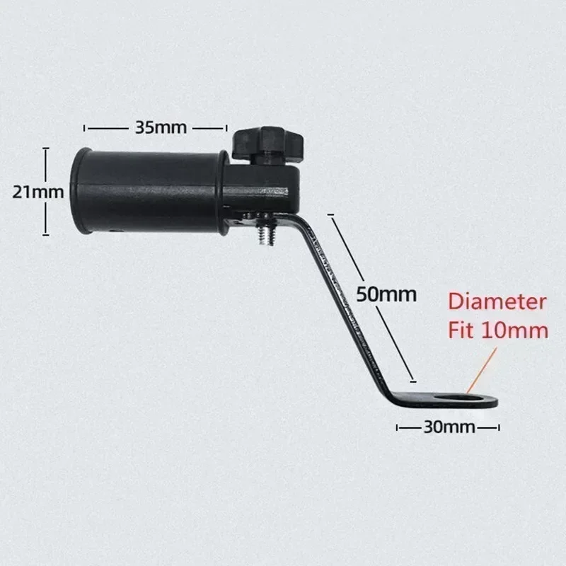 Jadkinsta Ball Head Black Phone GPS Holder Mount Motorcycle Base with 10mm Hole autocycle Stand for Gopro Xiaomi for iPhone 2