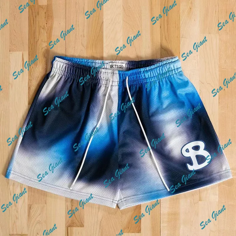 newest Summer Mesh Basketball sweatpants fitness Shorts Men Quick Drying Loose Sport short pants Breathable Running Beach shorts