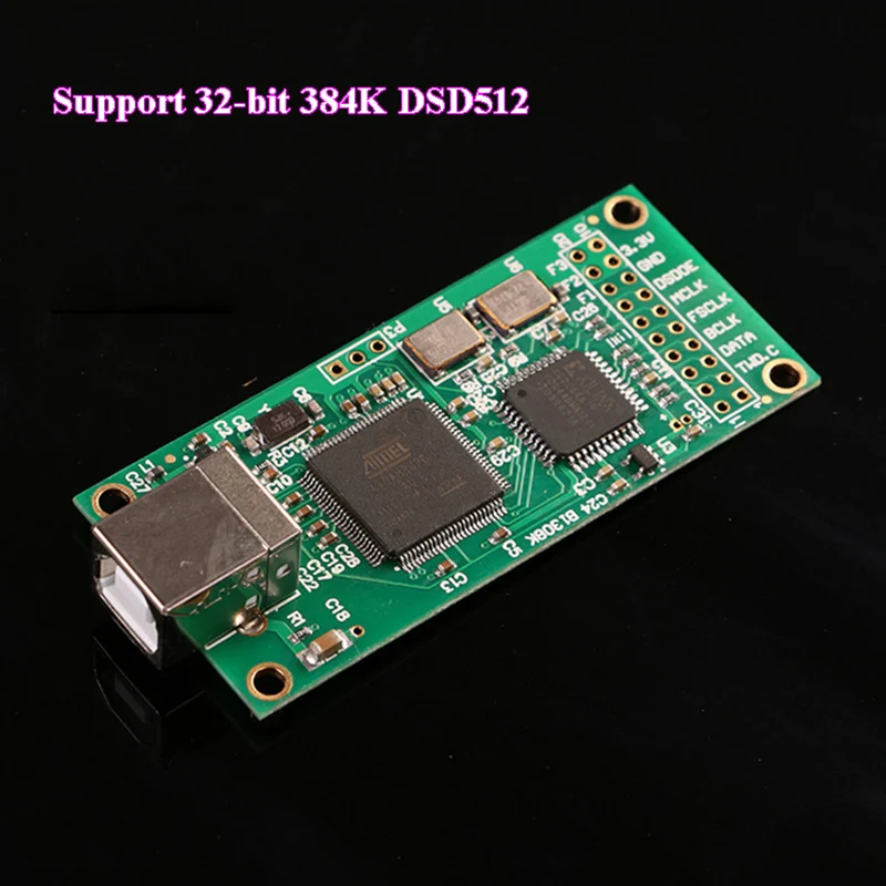USB-I2S 디지털 인터페이스 보드 Amanero USB IIS Sup/ DSD512 32bit 384K IIS 참조