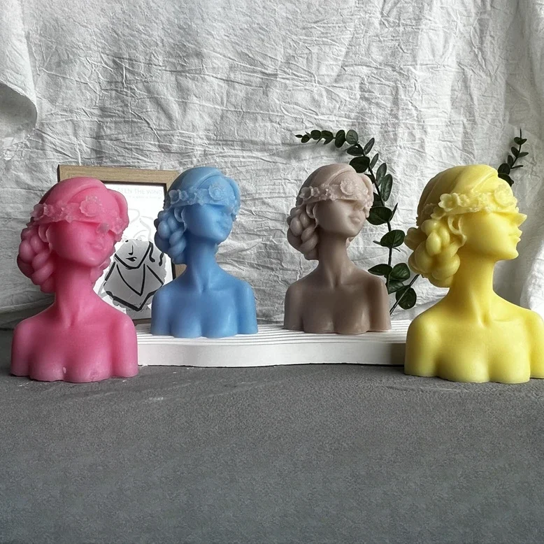 

Closed Eye Girl Aromatherapy Candle