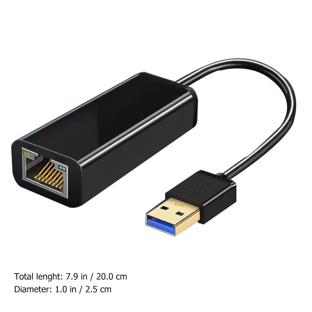 USB 3.0 - Rj45 기가비트 이더넷 어댑터 1000Mbps 네트워크 어댑터 드라이버 무료 플러그 앤 플레이 노트북 데스크탑 셋톱박스용