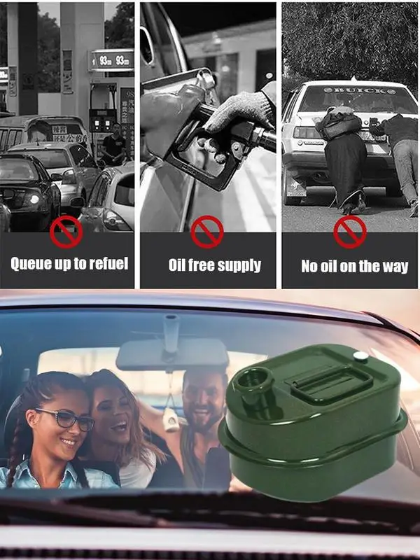 Petrol Can Motorcycle Fuel Container 3L 5L 10L Fuel Tank Petrol Cans Barrels Stainless Steel Square