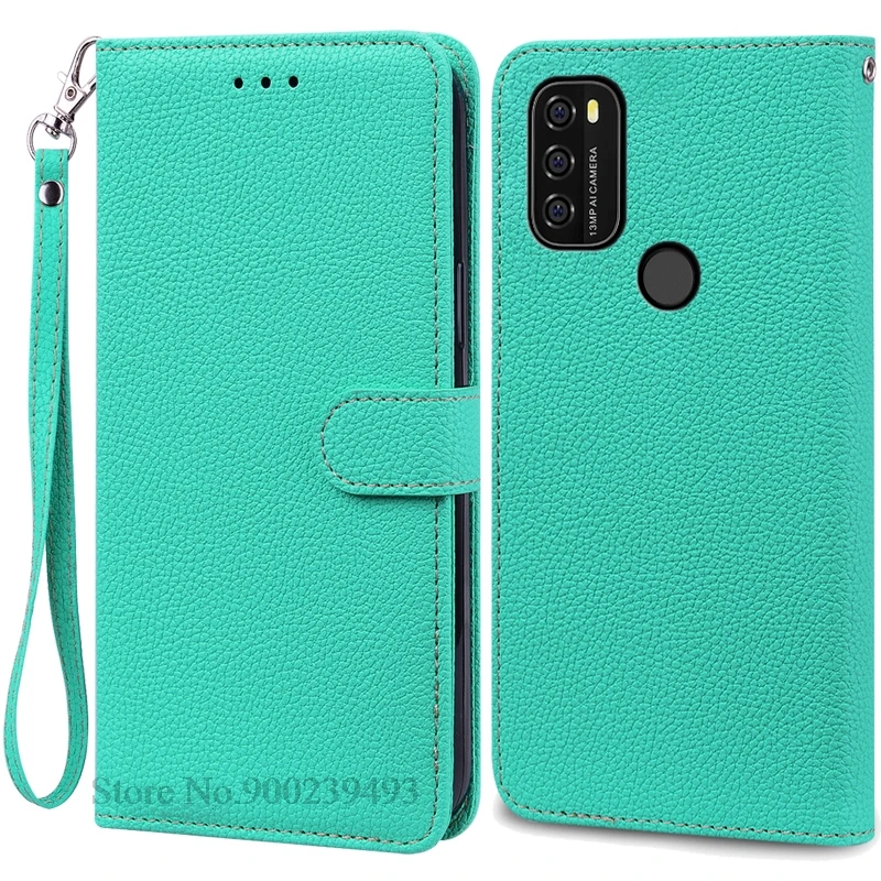 Blackview A70 Soft Silicone Flip Wallet Leather Case with Bumper Protection