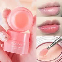 3g South Korea Lip Sleep Mask Night Sleep Maintenance Moisturizing Lips Gloss Bleach Cream Nourishing Lips Care Cherry Lip Balm 1