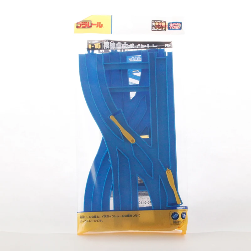 TAKARA TOMY/DOMECAPULE ROAD TRAIN TRACK ACCESSORIES R-15 DOUBLE TRACK CROSSING 384823