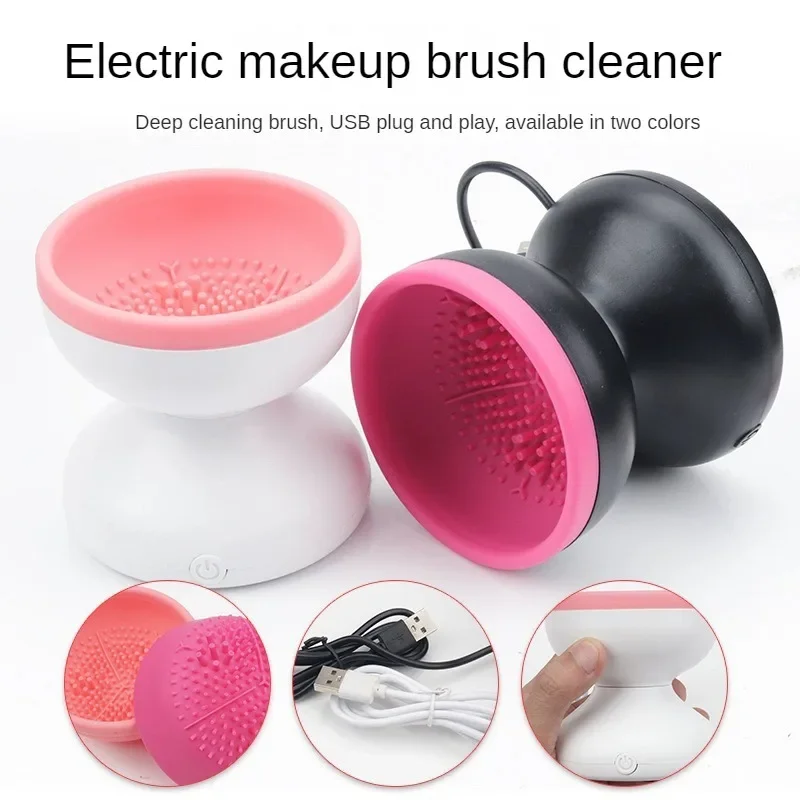 Women Eye Shadow Brush Cleaning Tool Portable Electric Makeup Brush Cleaner  Machine With USB Charging Automatic Cosmetic Brush - AliExpress