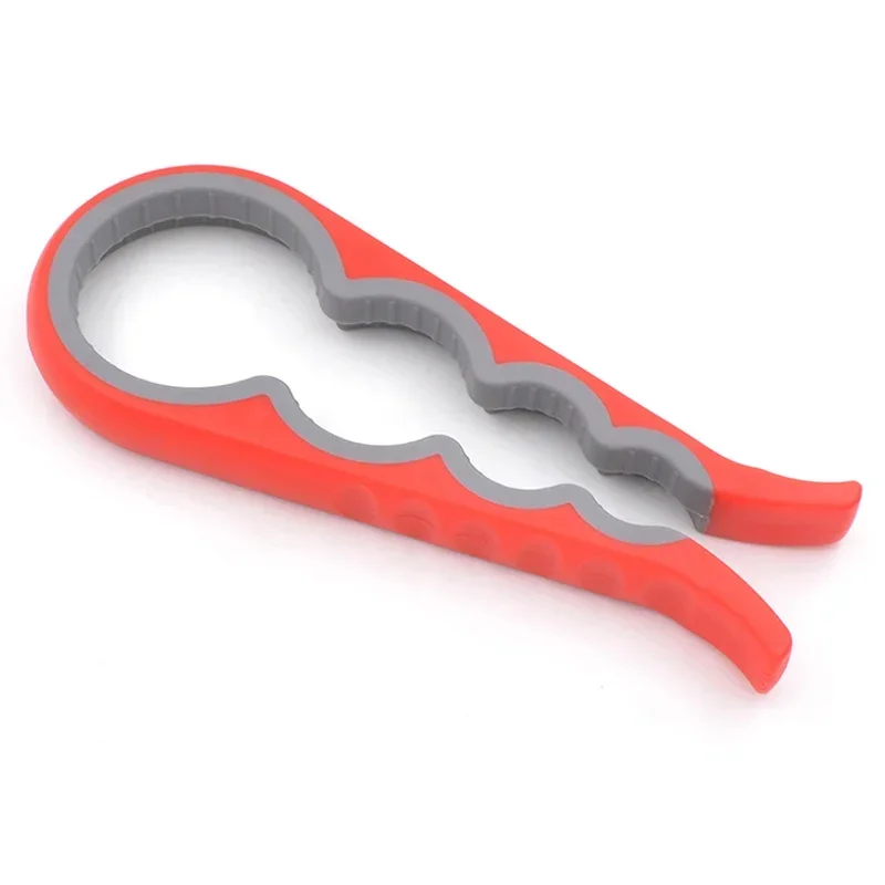 Can Opener Multifunctional Four In One Screw Cap Can Opener Manual Non-Slip Twist Cap Bottle Kitchen Gadget