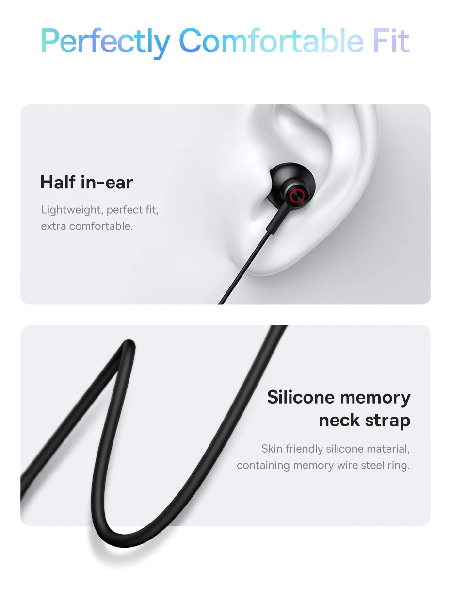 Fone de Ouvido Bluetooth 5.2, Hifi, Música, Jogos, Esportes, Suspensão