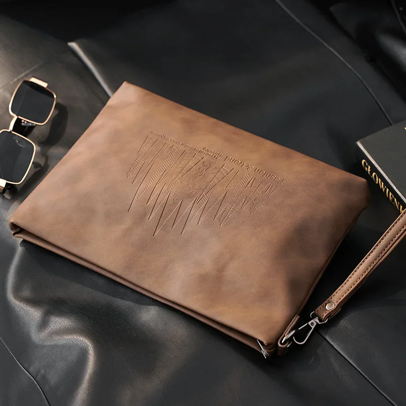Retro Business Envelope Clutch Bag for Men