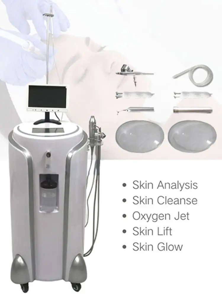 Water Oxygen Jet Peel Facial Moisturizing Vacuum Pen Deep Cleansing BIO Skin Rejuvenation Equipment With Skin Analysis Device ltce01d laboratory equipment fully automated electrolyte analysis
