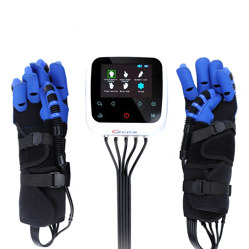 

English Rehabilitation Robot Glove Hand Function Finger Rehabilitation Equipment Physical Therapy for Stroke Hemiplegia Patient