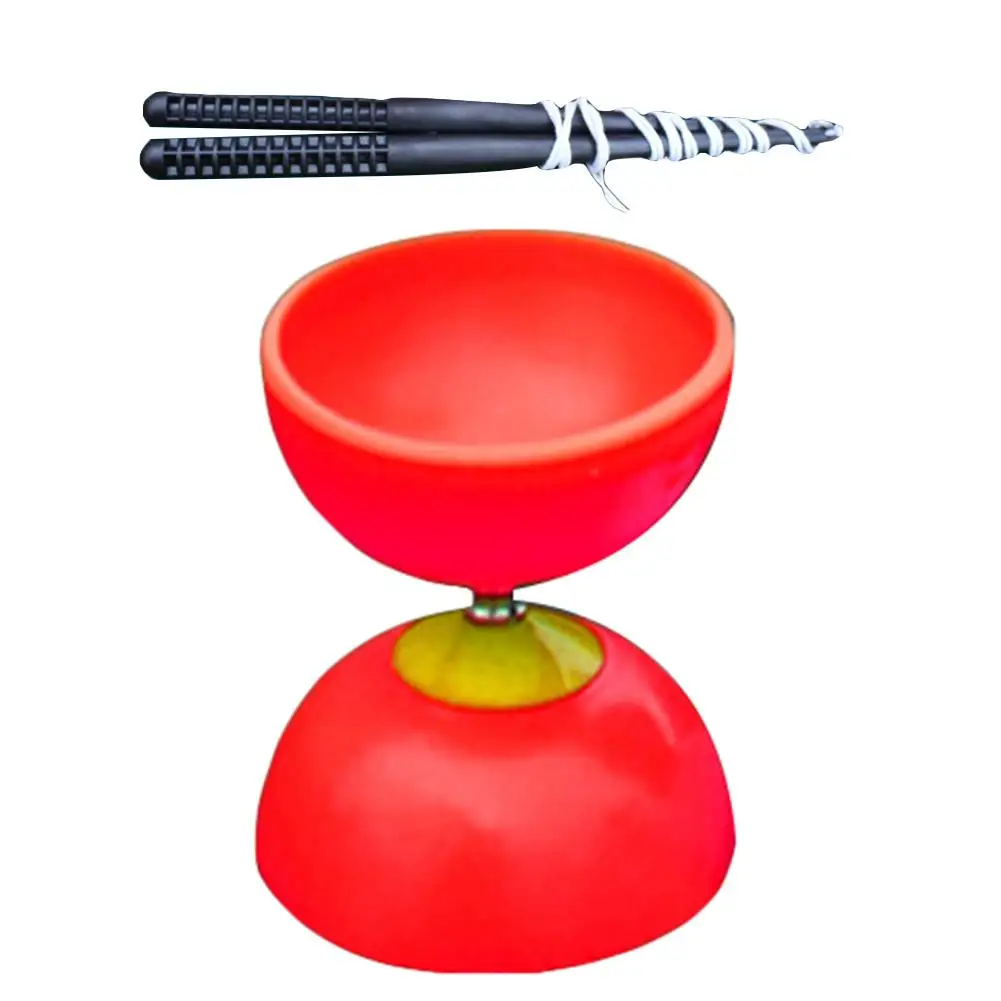 Funny Chinese YOYO 3 Bearing Diabolo Set Metal Sticks Bag Toys For Kids Children Adult Elderly People toy yoyo ball diabolo toy