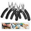Pliers Diagonal Pliers Round Bent Needle Nose Pliers For DIY  Jewelry Making Curved Mouth Cutting Cable Nippers Hand Tools 2