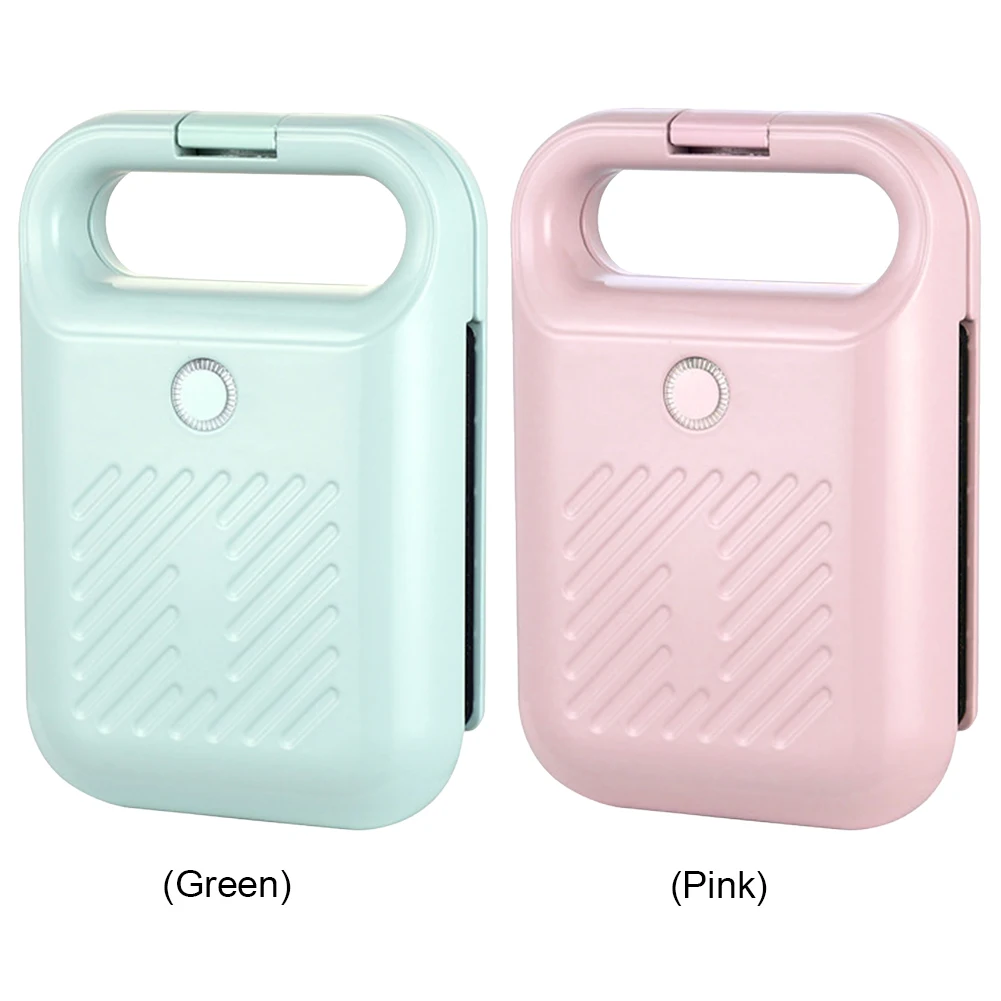 Electric Sandwich Maker Home Toaster with Non-Stick Coating Egg Omelette Pan Portable Light Food Making Machine for Home Kitchen