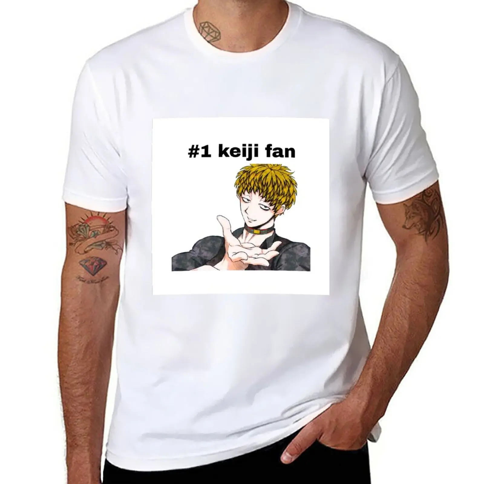 

New keiji shinogi #1 fan T-Shirt t shirt man Aesthetic clothing aesthetic clothes animal print shirt for boys Men's clothing