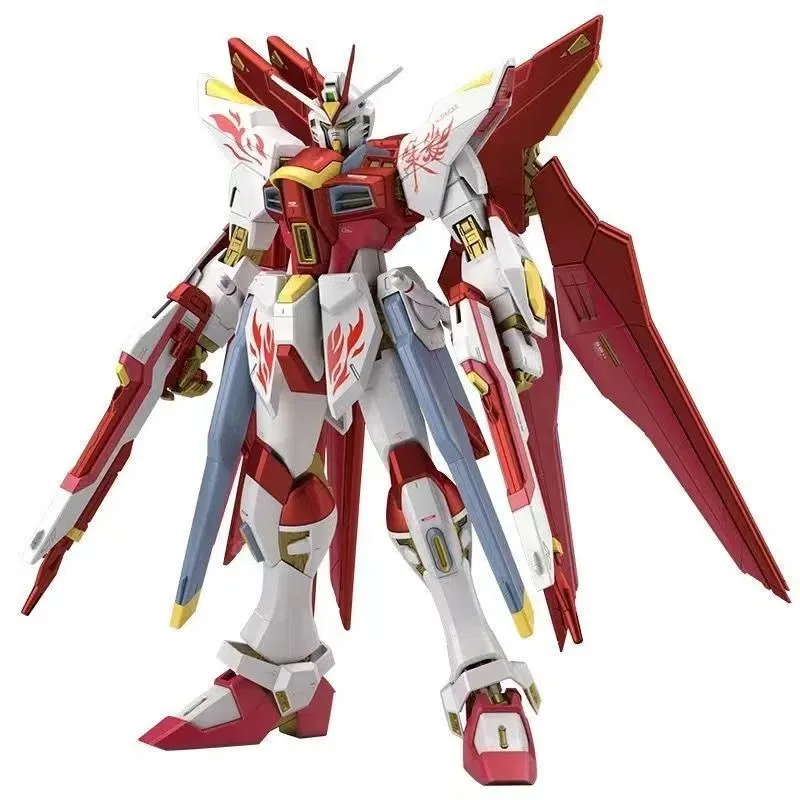 

Bandai Anime Mg 1/144 Rosefinch Gundam Strike Freedom Assembly Model Action Toy Figures Christmas Gift Model Kit Figure Gunpla