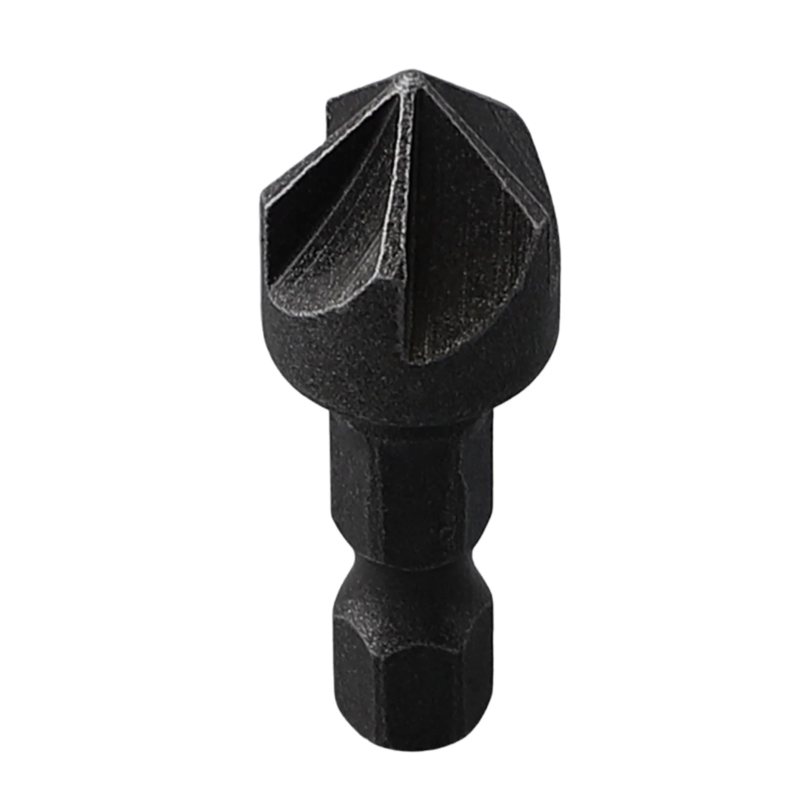 

Power Tools Chamfering Tool 90 Degree Hole Opener Woodworking 1/4\" Hexagonal Shank 45# Steel Countersink Drill