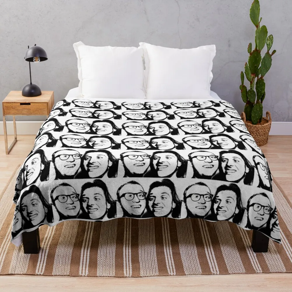 

Rik mayall and Ade edmondson Throw Blanket Flannels Blanket sofa Decorative Sofa Blanket Heavy Blanket