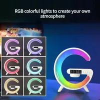 Mini Multifunction Wireless Charger Pad Stand Speaker TF RGB Night Light Fast Charging Station for iPhone Samsung Xiaomi Huawei - Image 4
