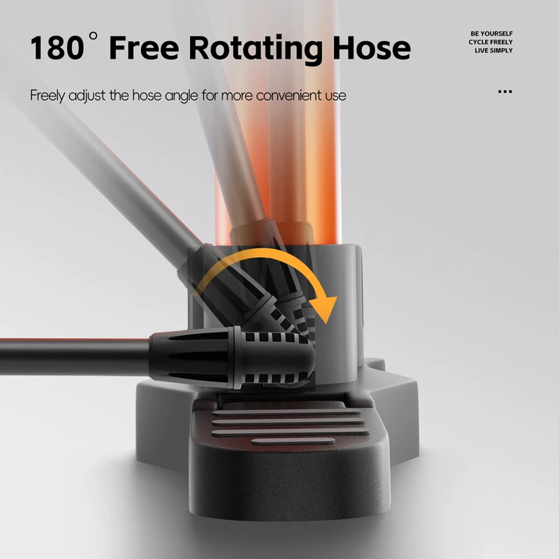 WEST BIKING 160PSI Bike Pump Portable Stainless Steel Floor Pump Presta&Schrader Valve Tire Inflator MTB Road Bike Accessories