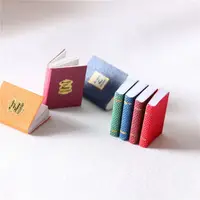 4pcs Dollhouse Miniature Mini Small Books Model Furniture Accessories Pretend Toy Dolls  Decoration Kid Gift 2