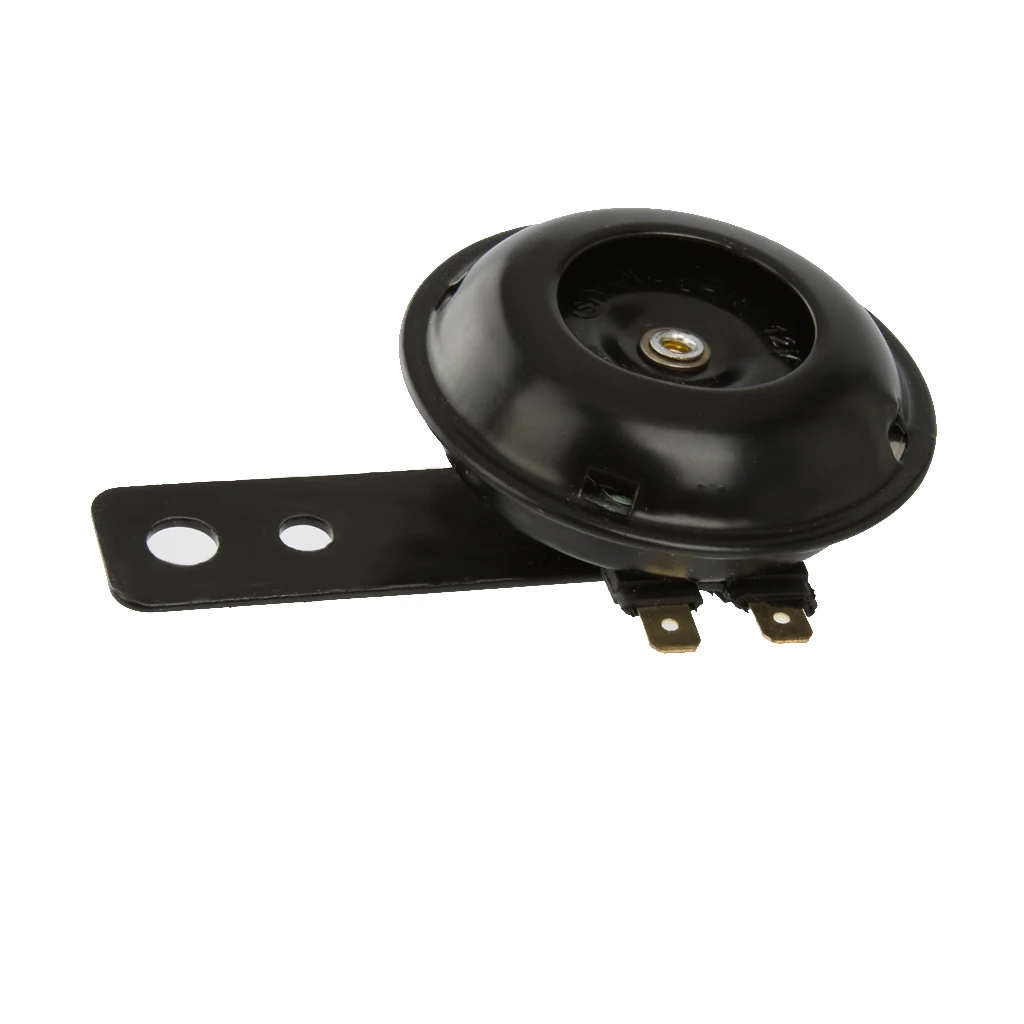 12V 105dB Mount Electric Horn DC 6V 105dB for Vehicle SUV Car Motorcycle Universal Waterproof Round Loud Horn