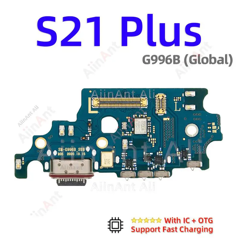 AiinAnt Dock USB Charger Board Connector Charging Port Flex Cable For Samsung Galaxy S21 Ultra Plus FE S21+ G998B G996U G991B - Image 16