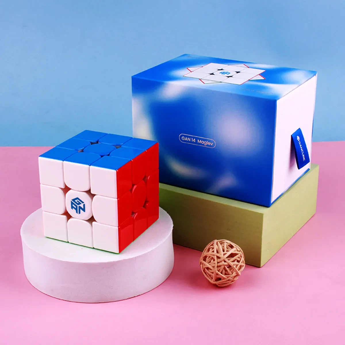 GAN14 Maglev UV Stickerless Magnetic Speed Cube 3x3