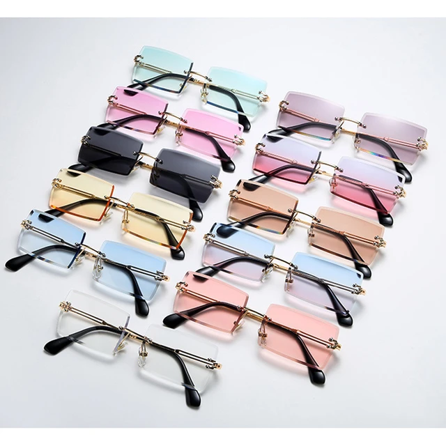 2021 New Fashion Small Rectangle Sunglasses Men High Quality Luxury Brand  Designer Retro Square Sun Glasses Women Shades Eyewear - AliExpress