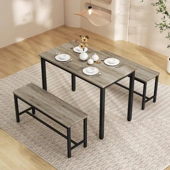 3-Piece Dining Table Set for 4 1