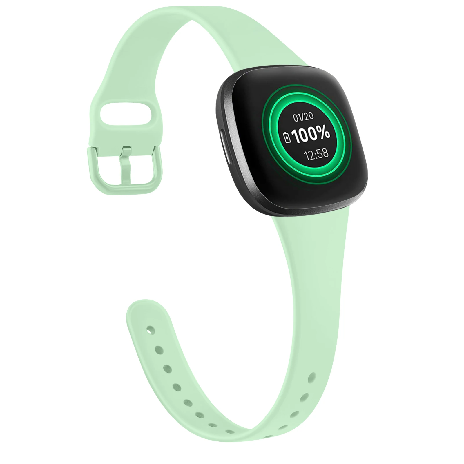 Silicone Slim Strap Band Bracelet Replacement