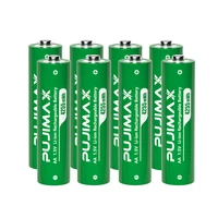 PUJIMAX 4/8/12 Slot AA 4255mWh Smart Charging Compartment   1.5V Lithium Battery Rechargeable Charger Set Large Capacity 3