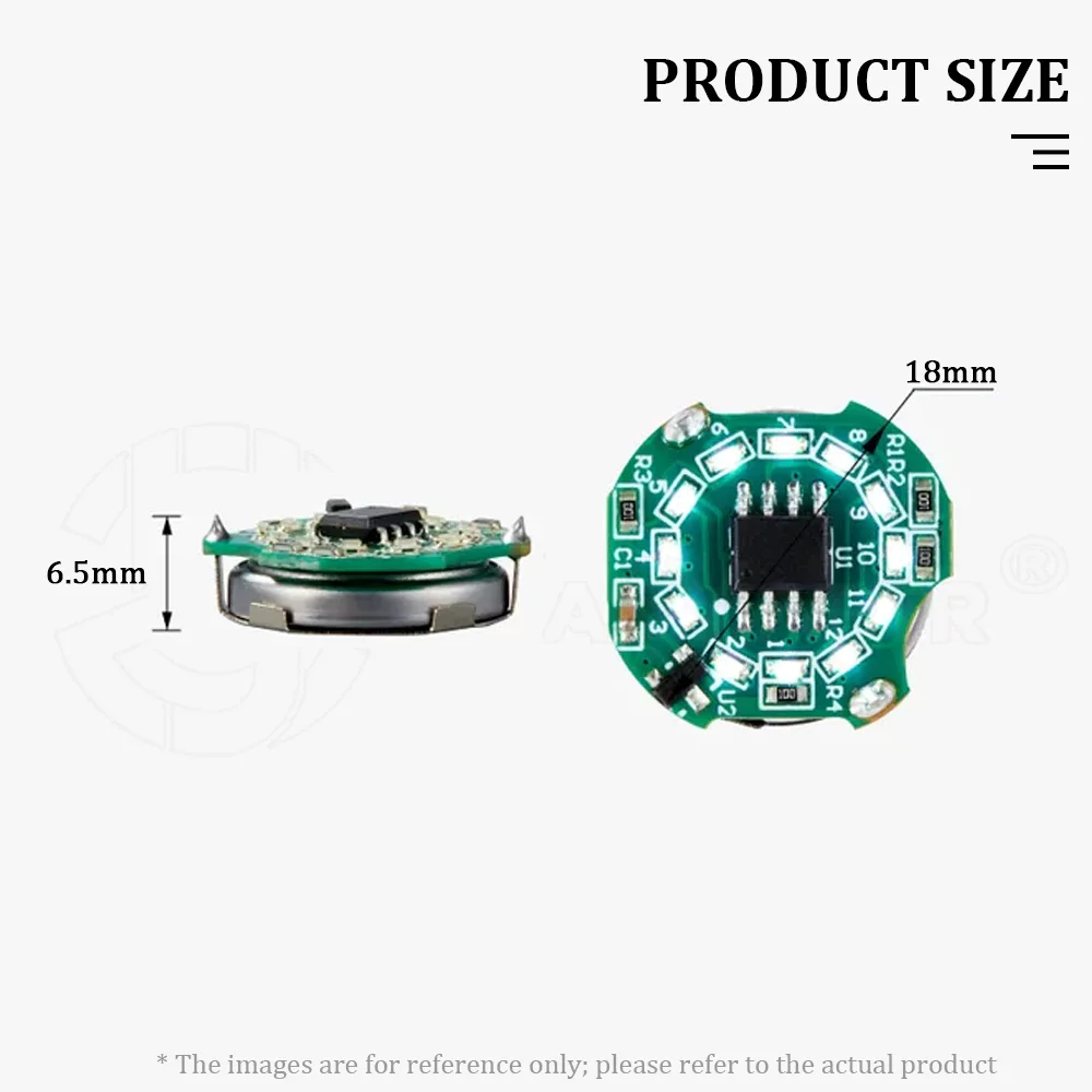 لمصباح LED بحلقة مختبر بامبو مع التحكم المغناطيسي DIY أجزاء نموذج الطباعة ثلاثية الأبعاد للطابعة ثلاثية الأبعاد