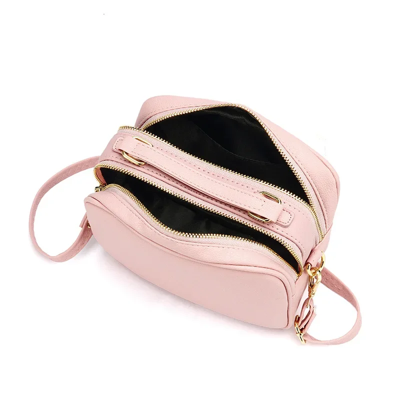 2025 New Shoulder Bag Women Solid Color Simple Small Square bag