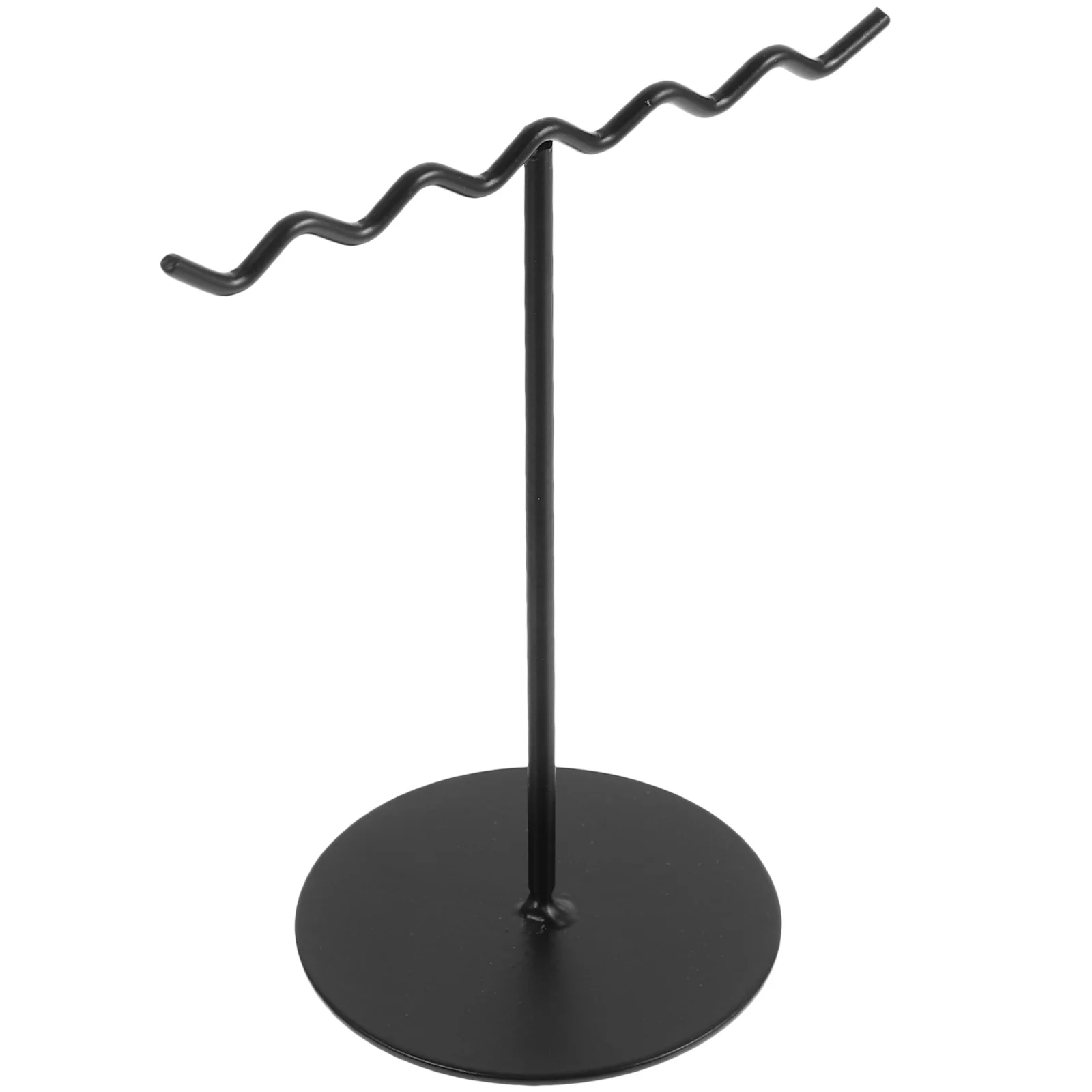 

Iron Jewelry Rack Storage Props Earring Display (black) Bracelet Holder Wrought Miss