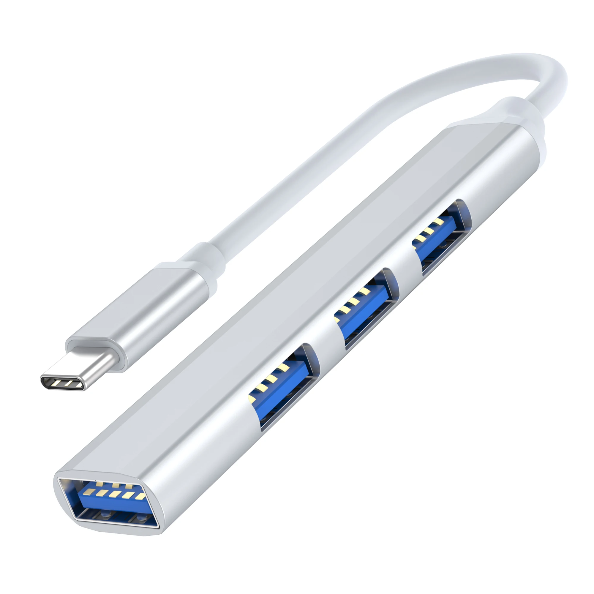 

Разветвитель-адаптер 4 в 1 с портом USB Type-C на USB 3,0