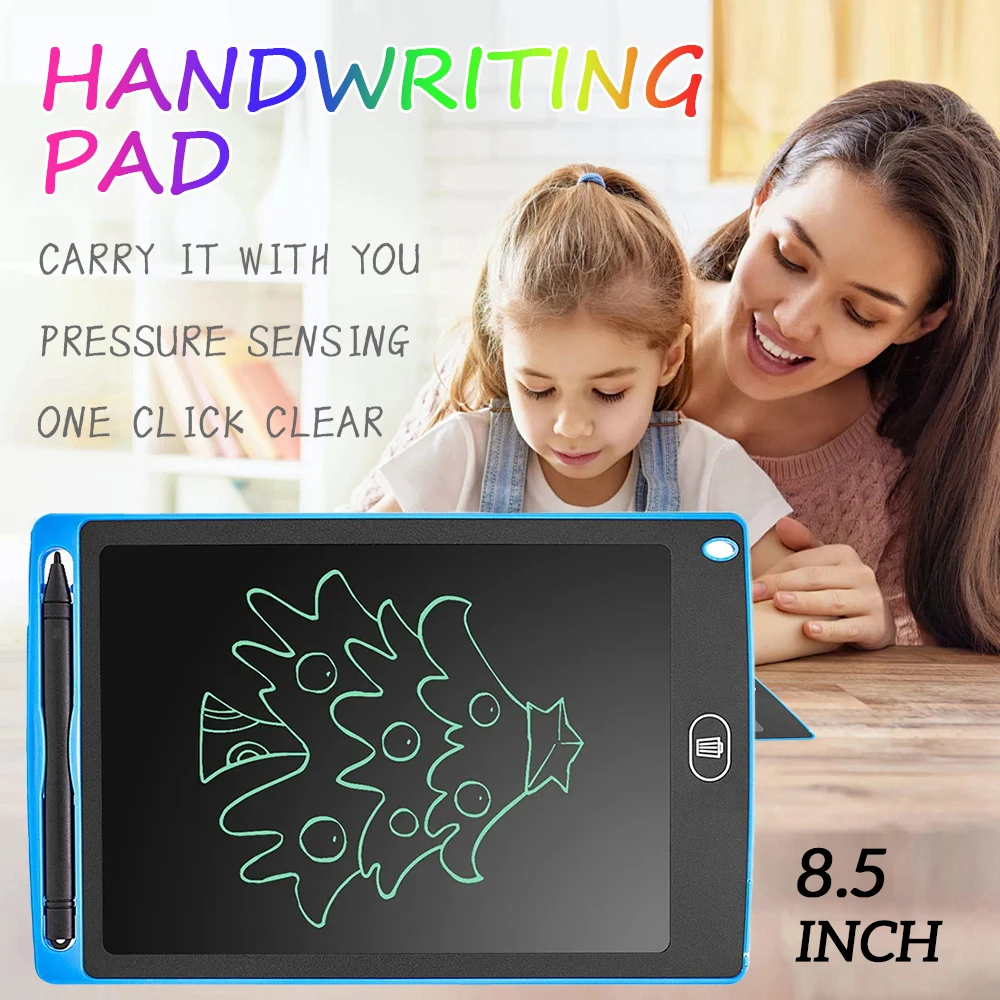Lcd writing tablet electronic writing board lcd drawing tablet electronic drawing board drawing board lcd writing board drawing toy educational toys educational drawing toy Writing Digital Graphic Drawing Tablets Electronic Handwriting Pad Toys for kids 8.5Inch Electronic Drawing Board LCD Screen