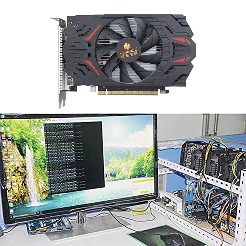 best video card for gaming pc HOT-HUANANZHI RX560 4GB MX Ultra-Fast Graphics Card 4G 128Bit GDDR5 1200Mhz PCI-E 3.0 X8 HD Computer Game Desktop Graphics Card gaming card for pc