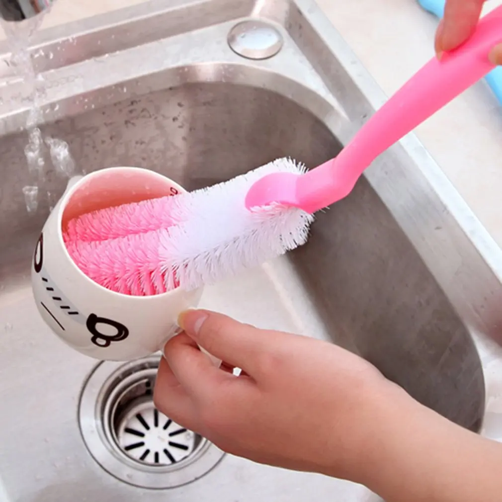 Long Handle Bottle Brush Cleaner Cup Dish Pot Bottom Scrubber Cleaning  Washing Brushes Washer for Water Bottles Tea Cups Glass - AliExpress