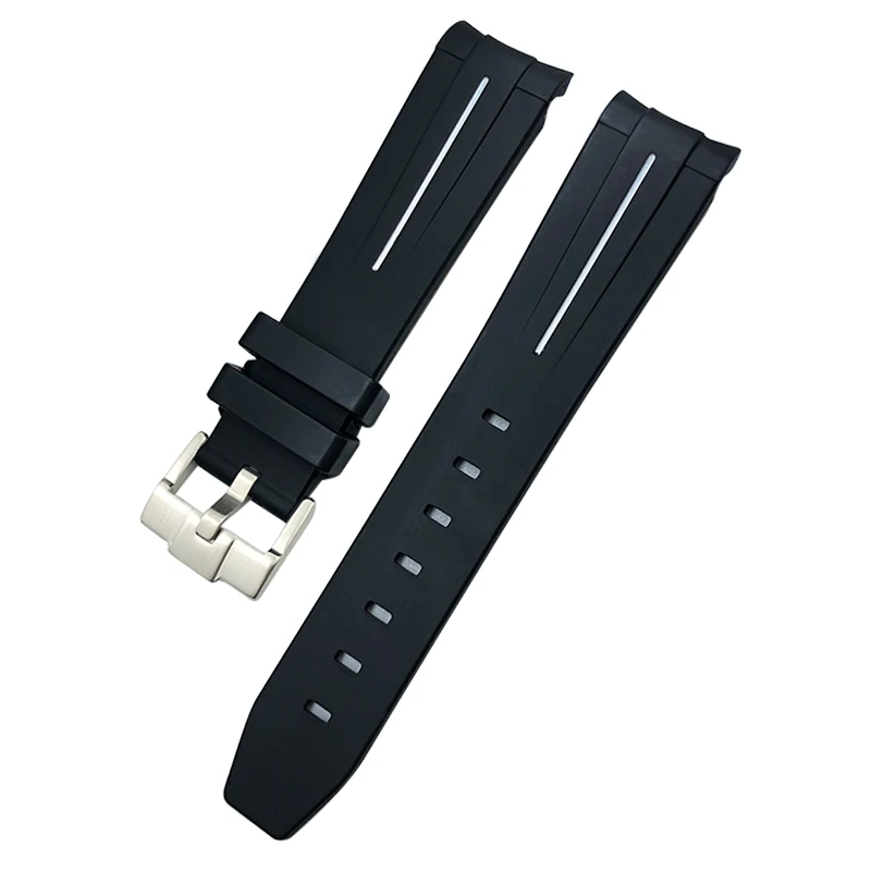 20mm 21mm 22mm 19mm Silicone Watchband for Omega Seamaster Rolex