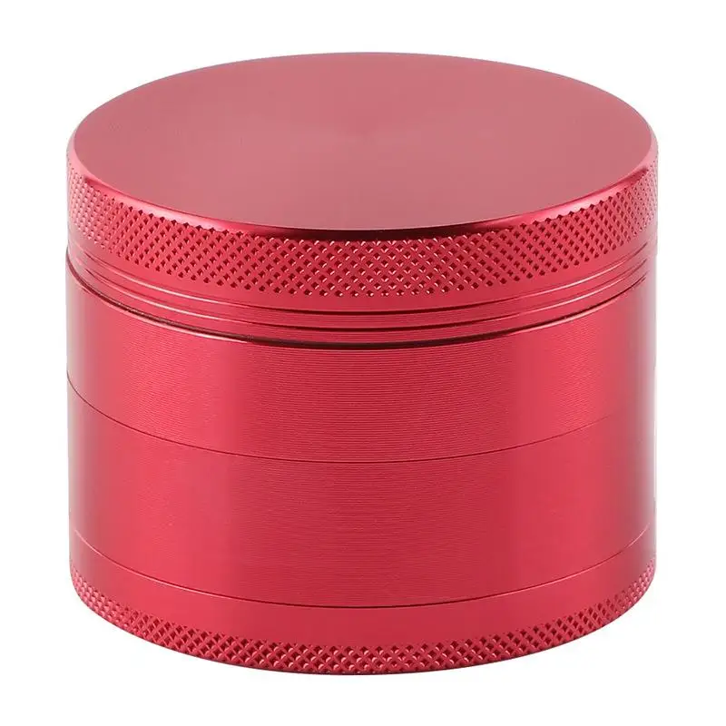 Herb Metal Grinder 41mm 4-layer Iridescent Tobacco Grinder Spice Miller Crusher Zinc Alloy Smoke Accessories Nano Paint Surface