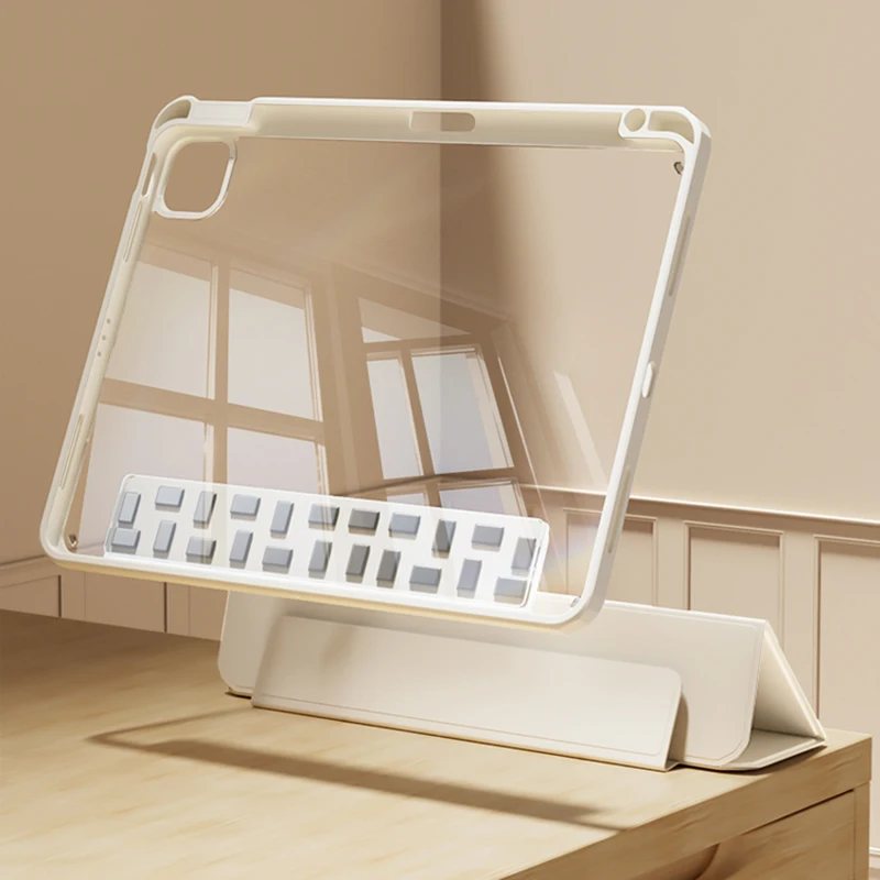Premium Protective Tablet Case with Pencil Holder and Detachable Magnetic Cap