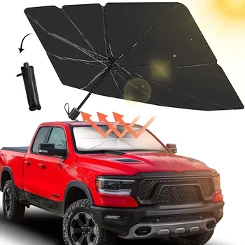 Parasole per Auto, Protezione Solare per Parabrezza, Accessori per Ombreggiatura Interna Estiva